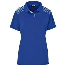 Ladies Aerogrid Golf Shirt Royal Front